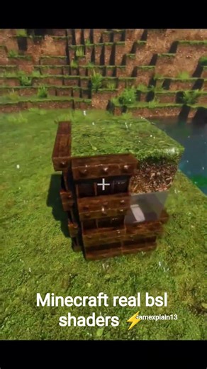 minecraft best bsl shaders real life view ⚡and colour enhance ☺️