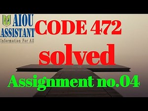 aiou solved assignment code 472 || aiou BA solved assignment autumn 2021