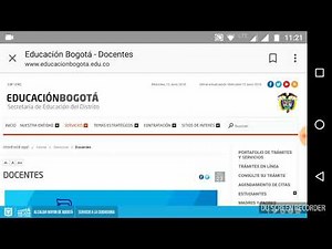 Nueva ruta certificado laboral docentes SED Bogotá.