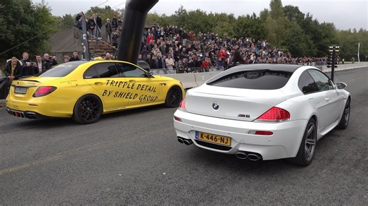 BMW M6 V10 faces brutal Brabus 800 drag race