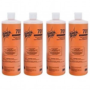 3M Scotch-Brite Griddle Cleaning, Quick Clean Liquid 700-40, 3.2 Oz Packet, 40/Pack, Heavy Duty, Cleans in 3-5 Minutes, for Baked on Food and Cooking Oils, Use on Hot or Cool Griddle