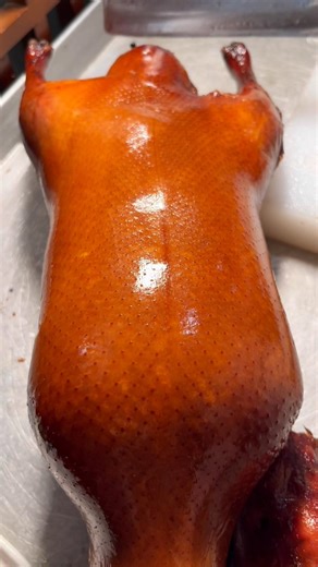 😋 Peking Duck Cutting Skills Are INSANE 🔪🦆 #food #usa #shorts