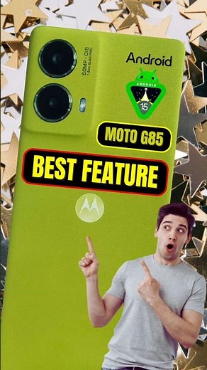 Motorola Moto G85 5G: Top Hidden Feature In Android 15 | Pause App #motog85 #shorts