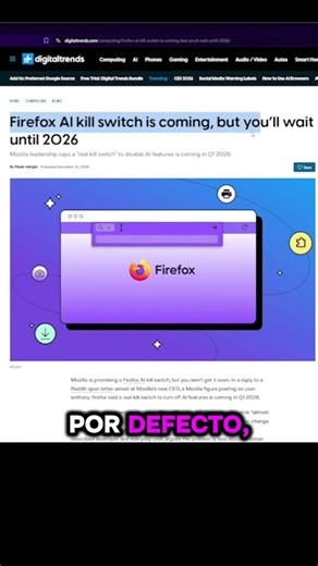 Mozilla CEDE: You can turn off AI