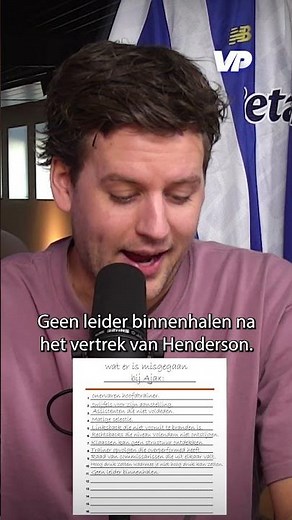 ‘The list became quite long’ 😳 #Ajax #heitinga