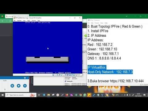 Install Linux IPFire di VirtualBox