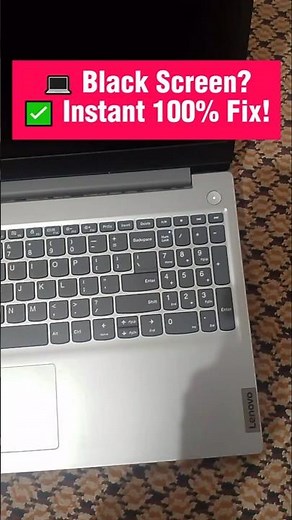 🖥️ PC or Laptop Black Screen? (💡 Solved in Seconds!)