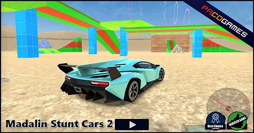 Madalin Stunt Cars 2 - Graj online za darmo na PacoGames.com!