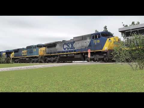 Trainz 2022 TBT 4 CSX Engines lead manifest