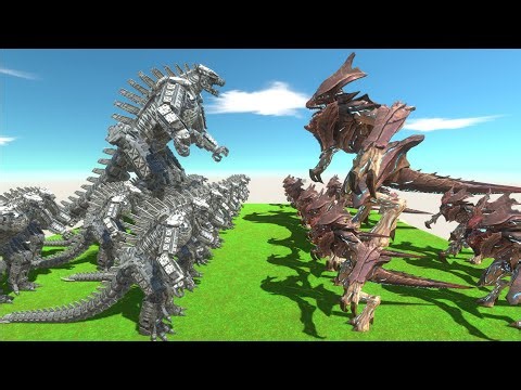 EPIC! Mecha Godzilla VS Raijin 🔥 Ultimate Monster Showdown | Animal Revolt Battle Simulator