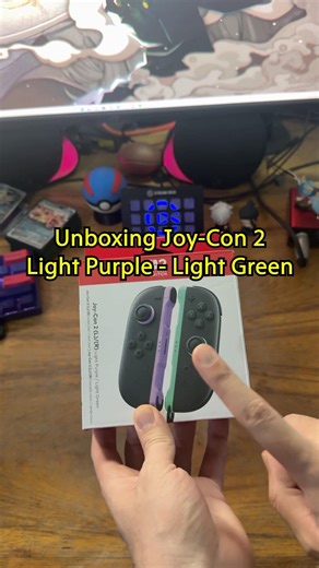 🔴 Unboxing: Joy-Con 2 light purple / light green | Nintendo Switch 2 🎮