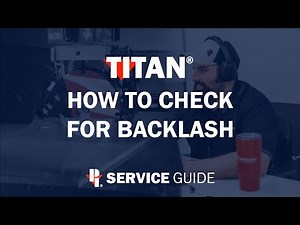 How To Check for Backlash on the Titan | CNC Router Service