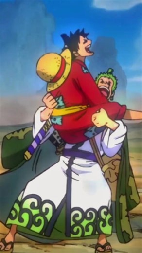 "Luffy & Zoro's Reunite in Wano" One Piece Edit| One Dance (Slowed & Reverb) #edit #shorts