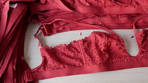 Fashion Mesh Intimates Bra Brief Sets Back Closure Women Sexy Green Lingerie Set Eyelash Bralette Set Female