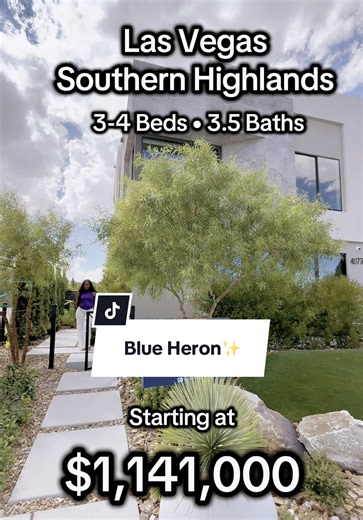 Can’t go wrong when choosing Blue Heron! This new community offers you 3 different custom floor plans to choose your type of luxury! ✨🏡 Contact me for more information!☺️ #lasvegas #lasvegasrealestate #realestate #luxuryhomes #home #housetour