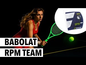 BABOLAT RPM TEAM 🎾 lots of SPIN in a string that maintains TENSION ⏰
