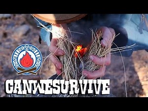 Primitive Fire Starting - Flint and Steel (Bushcraft & Survival Skills)