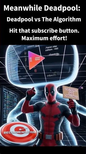 Deadpool vs The Algorithm 😭📊 #Shorts