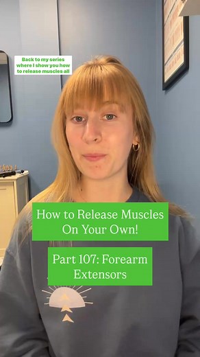 20K views · 275 reactions | Do you have pain in your elbow or wrist? Random aches in your forearms? Tendonitis? Tennis/Golfers Elbow? Releasing the extensors (top of the forearms) will help relieve a lot of the tension in the area. Give these a try and let me know how it goes for you in the comments below!#tenniselbow #golferselbow #elbowpain #chronicpain #wristpain #carpaltunnel #tendonitis | Elite Massage & Injury Rehab | Facebook