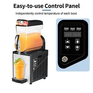 [Hot Item] Commercial Electric 15L Slush Machine with LED for Frozen Drinks Machine