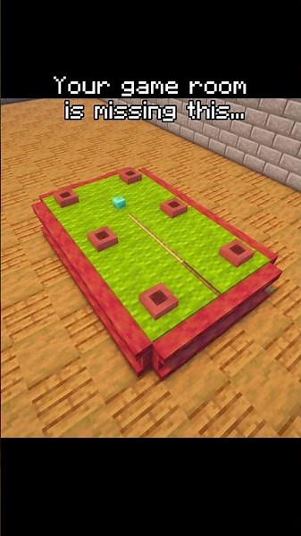 The Best Pool Table You Can Build in Minecraft