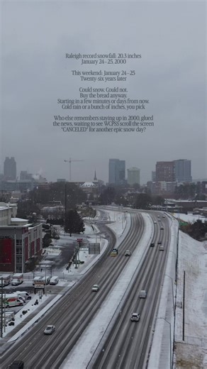 Curious… and curiouser 👀❄️ Even the Farmer’s Almanac says this winter might be doing something. Coincidence? Maybe. ☃️ Footage from Raleigh’s last snow ⤵️ February 19, 2025. #RaleighIsGrowing #RaleighWeather #NCSnow #NorthCarolinaWeather #WRAL // Raleigh snow history // Raleigh winter weather // North Carolina snow forecast // Raleigh snowstorm // winter weather Raleigh NC