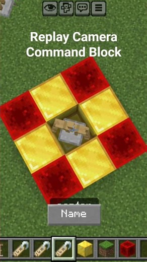 Replay Camera Command Block#shorts #minecraft #commandblock