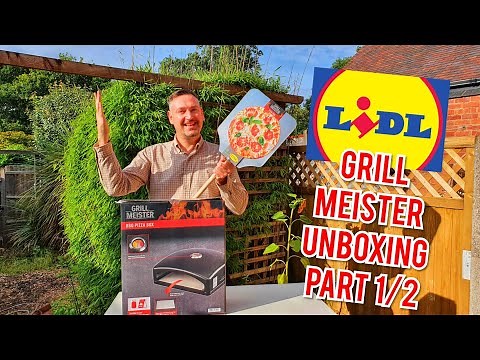 Unboxing the Lidl Grill Meister BBQ Top Pizza Oven, Part 1/2 - Steven Heap