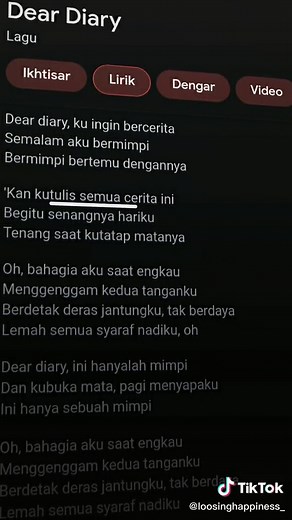 Dear Diary - Emotional Lyrics and Meaning Explained