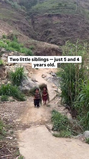 Two little souls working and carrying crops — not out of duty, but love. 🌾❤️ . . . (children, rural india, family bond, simplicity, hard work, life lessons, emotional stories, pure hearts) | The Positive India