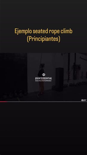 Progresión del rope climb para principiantes Seated Rope Climb 😎 #crossfit #work #competition #fitness #goatchallenge | Jesús Requena Arjona