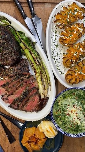 How to Make a Complete Steakhouse-Style Meal on the Grill