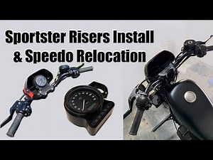 Installing Sportster Risers and Speedo Relocation