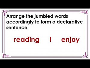 Grade 2 English-Q1-Week-6 Declarative Sentence