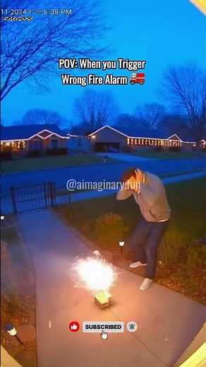 Firework Fails: Caught on Doorbell Cam
