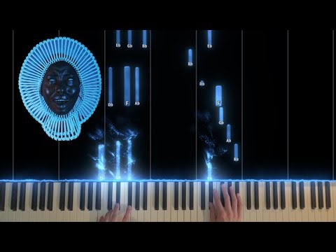 Redbone - Easy Instrumental Piano Tutorial - Childish Gambino