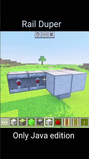 Minecraft Rail Duper 🚆😱 | Infinite Rails in 60 Seconds! (Easiest Method) 🚂 #minecraft #viral #shorts