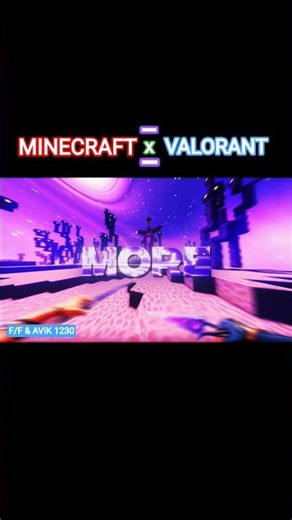 🔥 Minecraft X Valorant 🔥 || #viral #trending #youtubeshorts #ytshorts #short #shorts #valorant