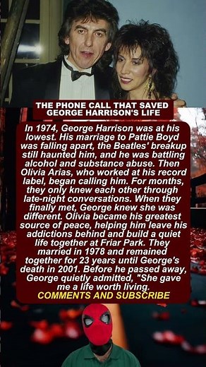 THE PHONE CALL THAT SAVED GEORGE HARRISON'S LIFE