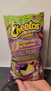 FLAMIN' HOT DILL PICKLE CHEETOS CRUNCHY!?! CRAWFINATOR REVIEW