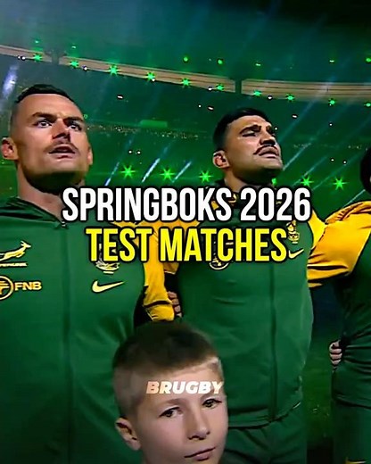Springboks 2026 Test Matches! 🔥🇿🇦 #rugby #edit #viralvideo #springboks #southafrica