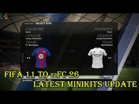 FIFA 11 eaFC26 Mega MiniKits Update 🔥 | All Icons Updated (NEW)