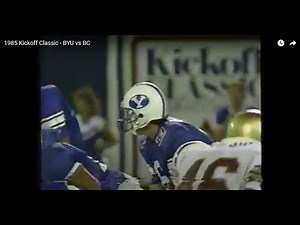 1985 Kickoff Classic - BYU vs BC
