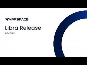 Appspace Libra Release