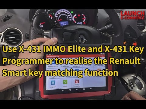 LAUNCH X431 IMMO ELITE: Smart Key Matching for Renault