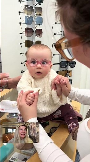 Baby Sees Clearly For The First Time!
