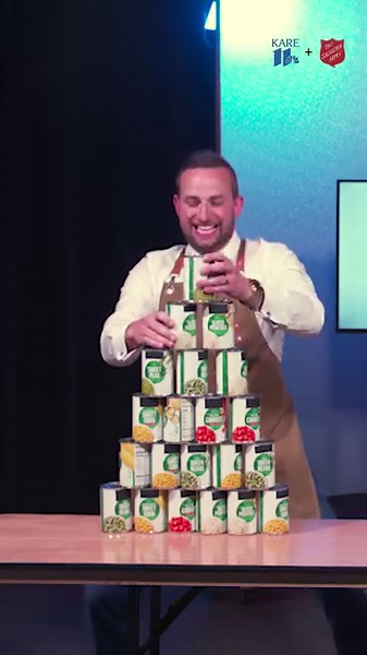 24K views · 41 reactions | See how KARE 11 anchors Jason Hackett TV and Meteorologist John Zeigler stack up in the first round of a friendly newsroom competition in partnership with Salvation Army North to help local families facing food insecurity. Round 1 and 2 winners will get $500 for their teams and Round 3 winners will receive $1,500 — donated by Slumberland Furniture. | KARE 11 | Facebook