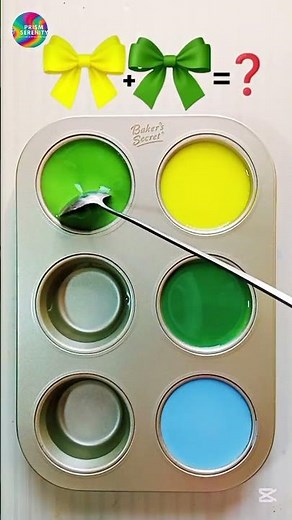 Mixing Pale Yellow, Dark Green & Sky Blue | 3 Fresh Nature-Inspired Color Combinations! ✨