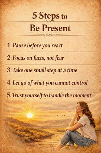 5 Steps to Be Fully Present | Stop Overthinking & Live in the Moment