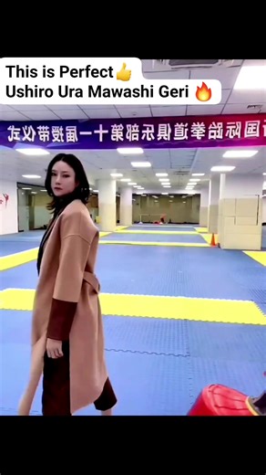 This is Perfect👍🔥 Ushiro Ura Mawashi Geri 🔥 | Karate Techniques